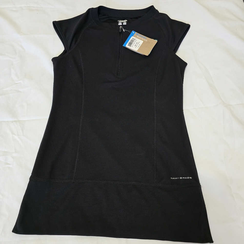 Columbia Sleeveless Outdoor Top Omni-shield Partial Zipper At The Neck Line XS